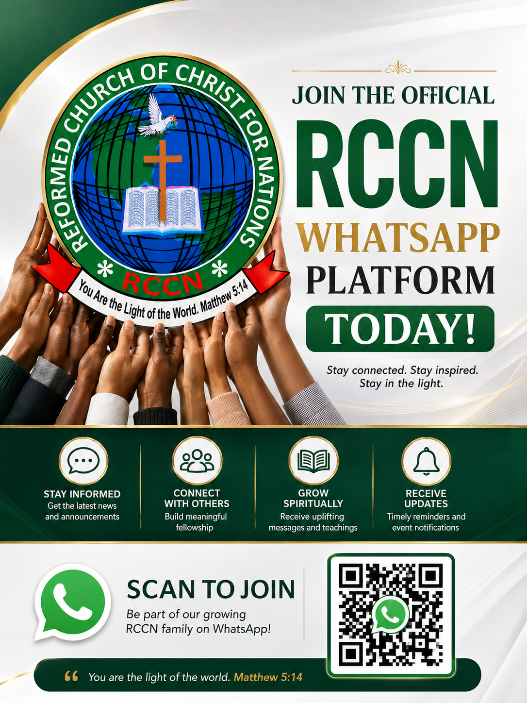 RCCN ONE FAMILY OFFICIAL WHATSAPP GROUP